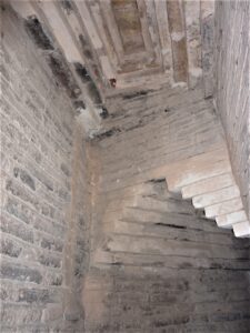 Torre de Alagón. Bovedillas enjarjadas en escalera