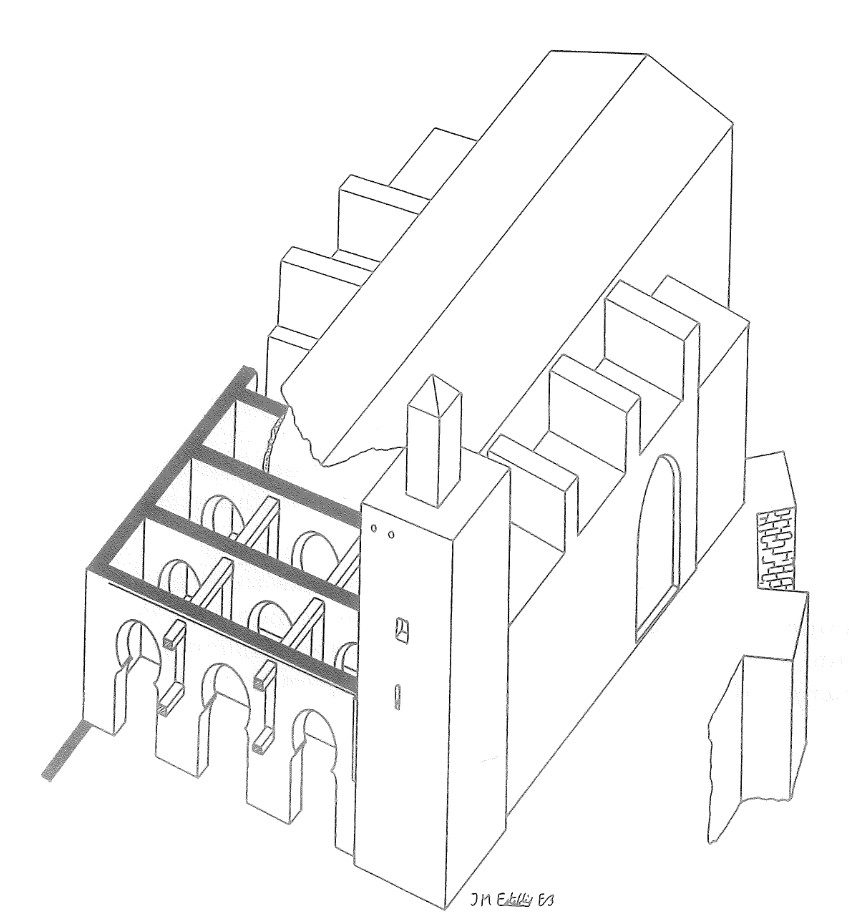 Perspectiva axonométrica. Villalba de Perejil