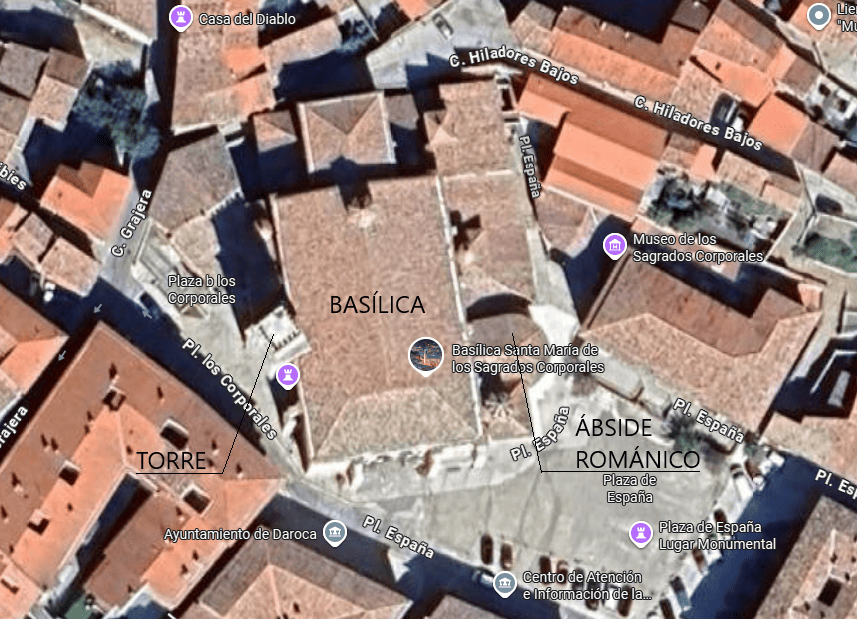 Planta del conjunto (vista maps)