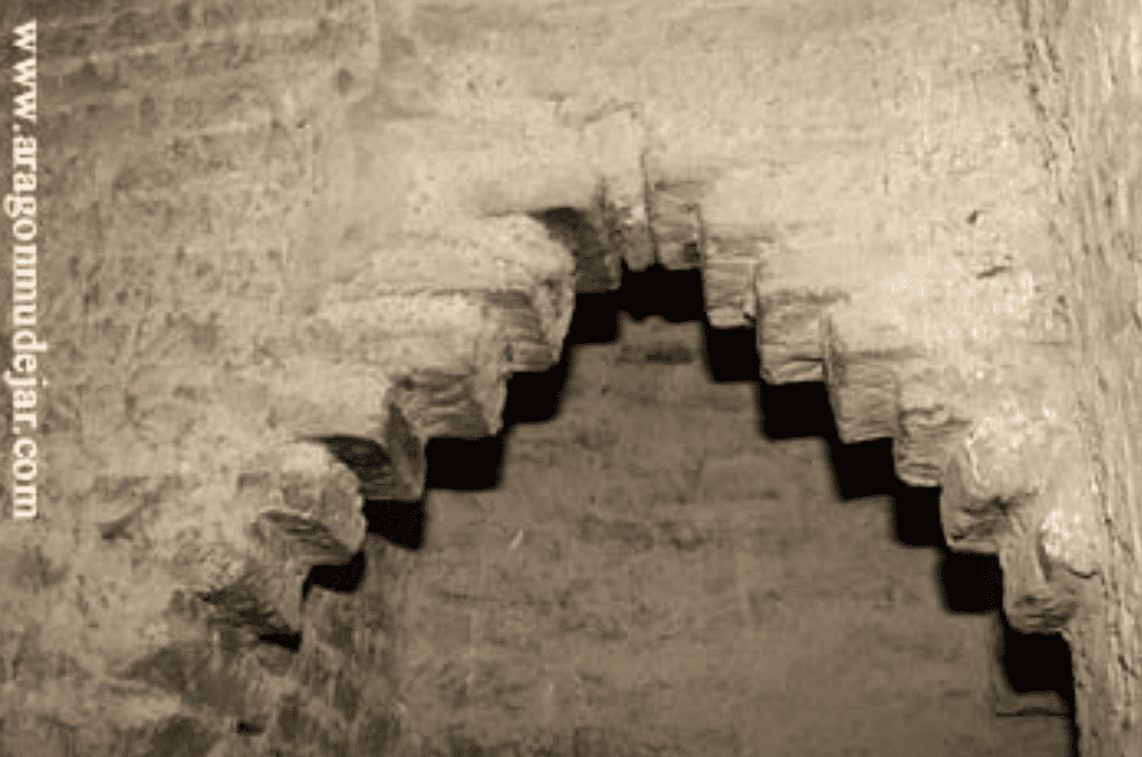 Arco enjarjado para el apoyo de la rampa (Foto J.A. Tolosa)