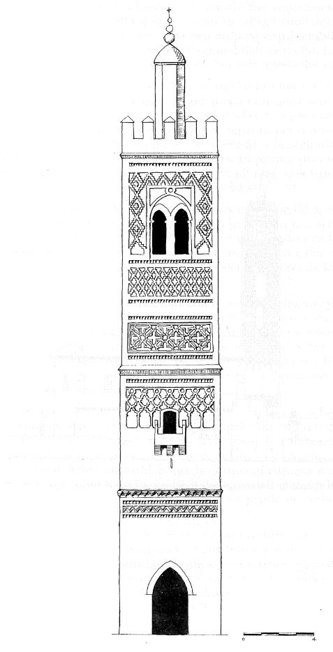 Alzado hipotético original (Dibujo A. Sanmiguel)