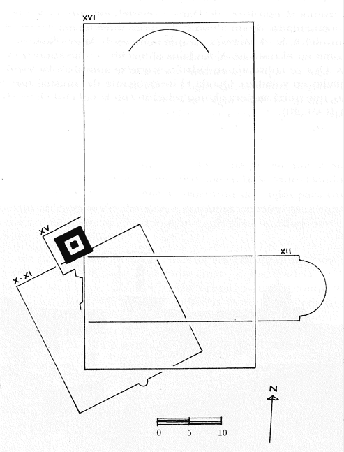 Evolución hipotética del conjunto (Dibujo A. Sanmiguel)