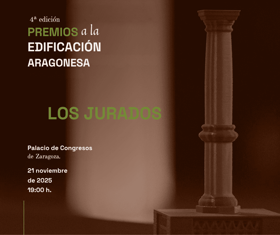 Los jurados de la IV Gala Aragonesa de la Edificación